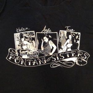 The World Famous Pontani Sisters muscle tee shirt